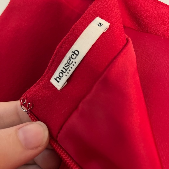 HOUSE OF CB Nayara Red Rose Maxi Skirt Size M - Picture 9 of 11